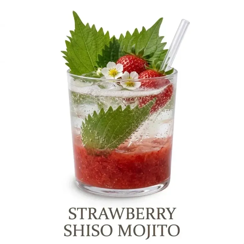Strawberry Shiso Mojito