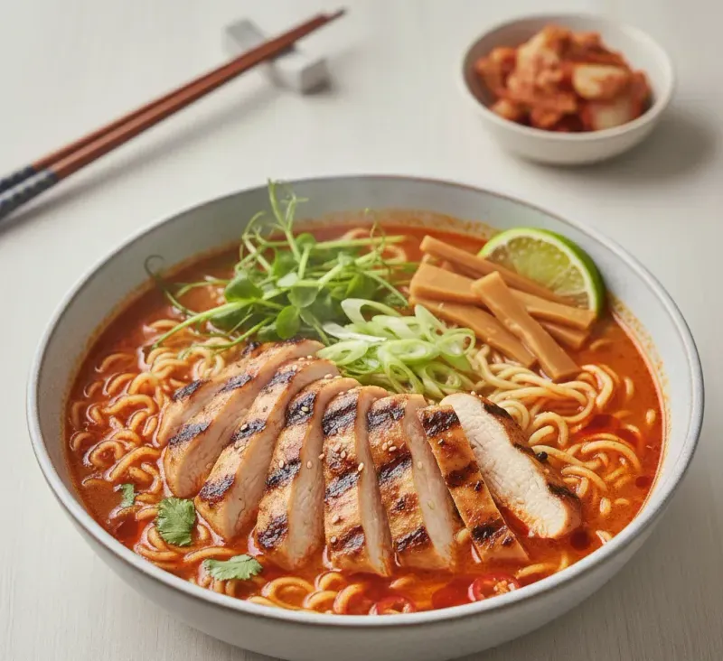 The real Wagamama Chilli Chicken Ramen this recipe is inspired by