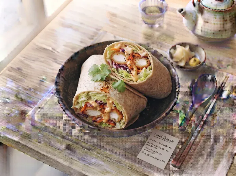 Katsu Chicken Wrap