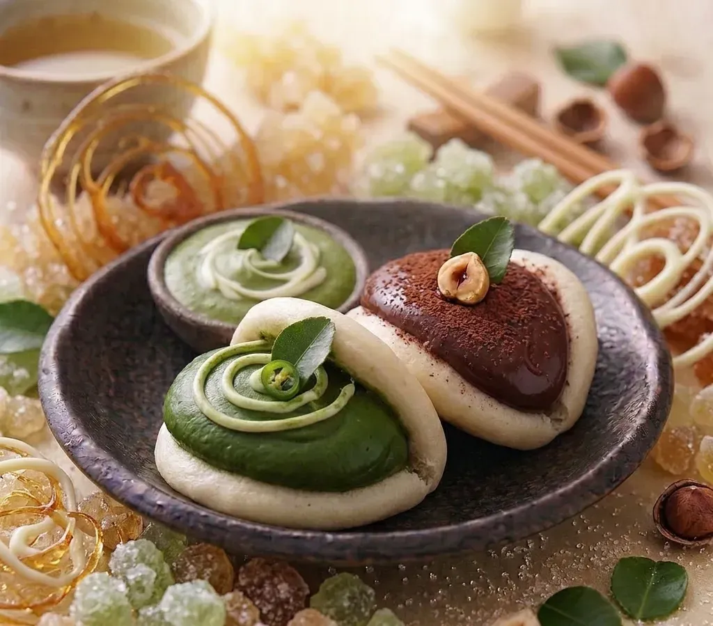 Matcha + Chocolate Bao Nut